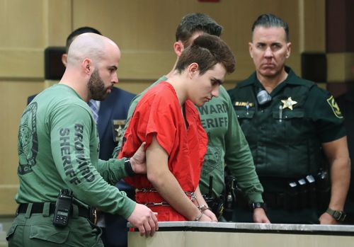 Cruz is facing the death penalty for the shooting which rocked the Florida suburb of Parkland. Picture: AAP