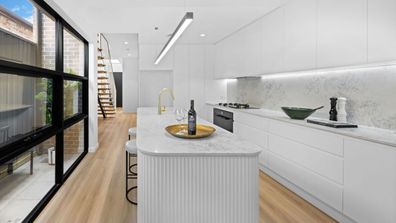 House for sale Domain listing modern kitchen design Sydney