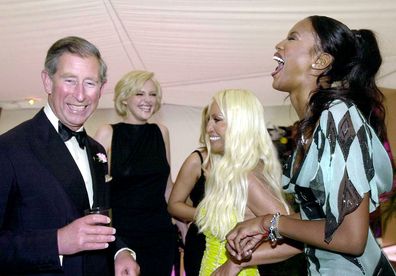 Prince Charles, Naomi Campbell, Donatella Versace, Sophie Dahl