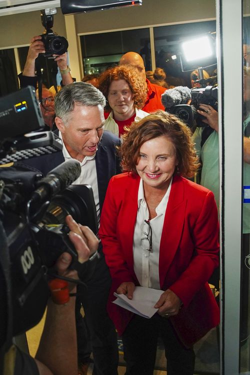 Photo of Labor candidate Jodie Belyea at the Labor Party Function in Frankston on Saturday  2 March 2024. 