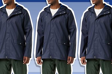 9PR: Helly Hansen Men's Moss Long Hooded Fully Waterproof Windproof Raincoat Jacket