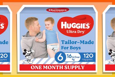 9PR: Huggies Ultra Dry Nappies Boys Size 6, 120-pack