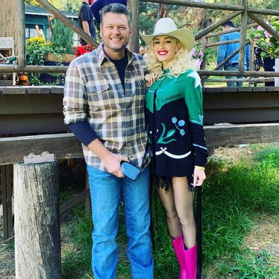 Gwen Stefani and Blake Shelton get married in Oklahoma.