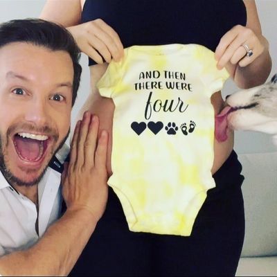And Then There Were 4 Pregnancy Announcement, Family of Four Baby