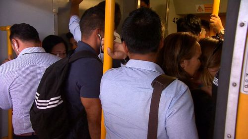 Blacktown residents told 9News they are already feeling the squeeze - saying they hardly ever get a seat on the train. 