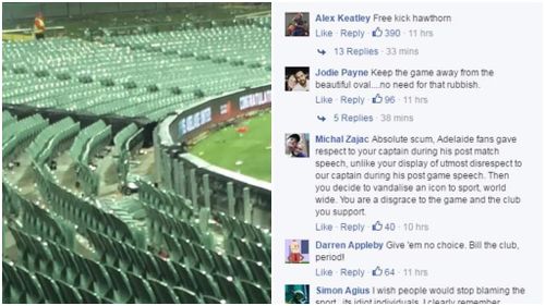 Reports of damage at Adelaide Oval following A-League Grand Final