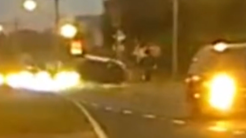A﻿ P-plater from Sydney's west has escaped a major crash with just a few cuts after his car rolled eight times on a busy highway.