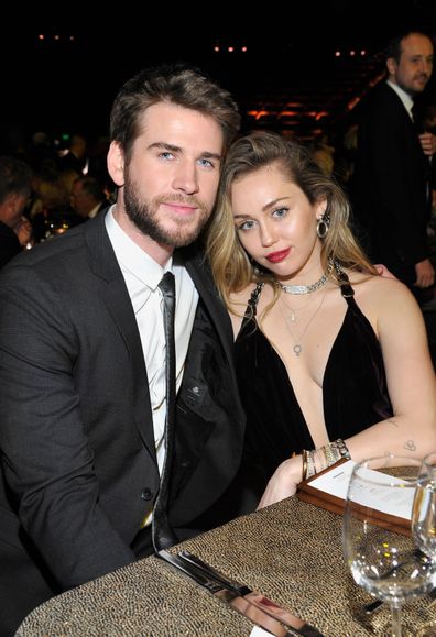 Liam Hemsworth and Miley Cyrus