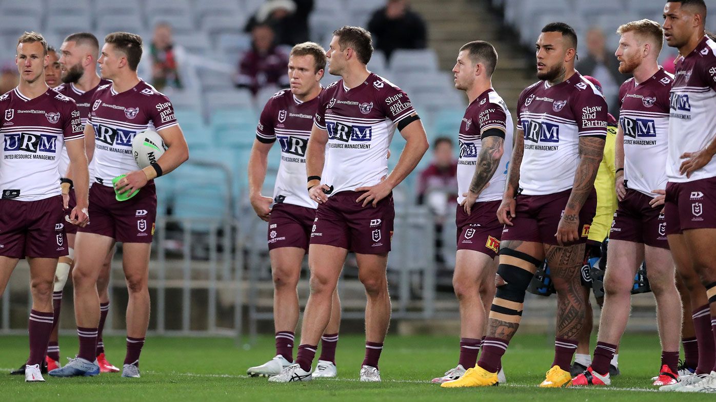 Manly shell-shocked after Souths run riot. 