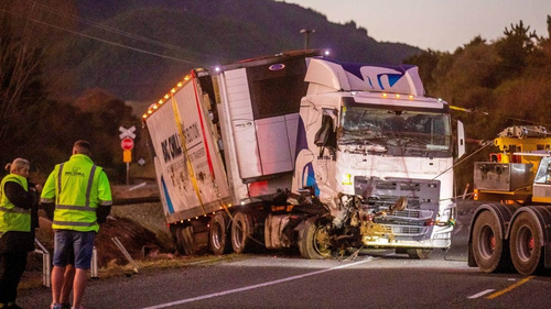 The driver of the refrigerated goods truck, which was owned by Big Chill Distribution, had been discharged from hospital by Sunday evening.