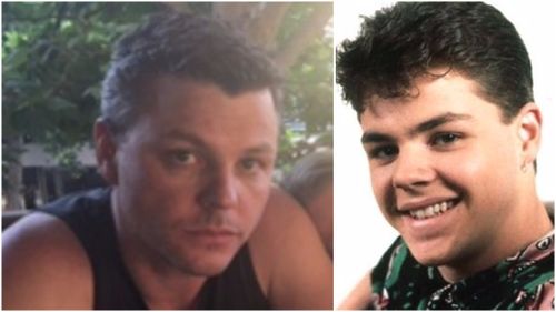 Police are searching for Troy Beckwith, 41, who played the role of Michael Martin in Neighbours. (Victoria Police/ Twitter)