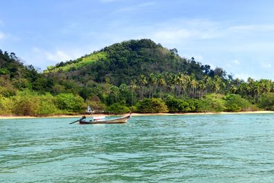 Ko Yao Noi 岛海岸线，攀牙府，泰国。