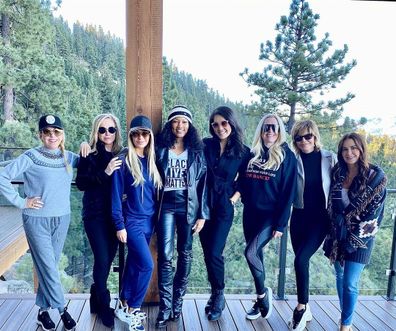 The Real Housewives of Beverly Hills cast during their trip to Lake Tahoe, California.