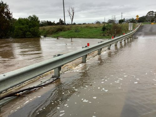 Queensland Ambulance said Beaudesert Boonah Road in Coulson and the Teviot Brook Bridge near Boonah are closed.