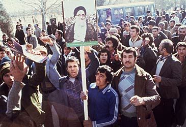 When did the Iranian Revolution overthrow Mohammad Reza Shah?