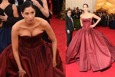 Sarah Silverman manages to still look hot, even when pulling a concentration face.<br/><br/>(Images: Getty)