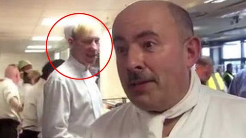 Stephen Port appearing in the background of an episode of Celebrity Masterchef.
