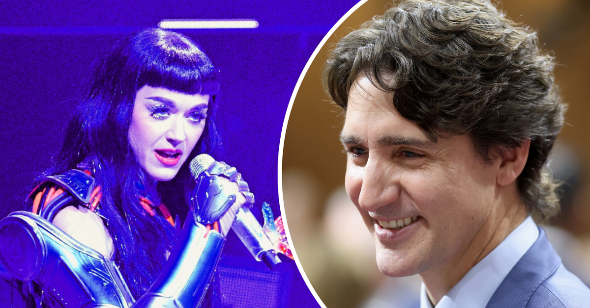 Katy Perry celebrates her birthday on a night out with Justin Trudeau