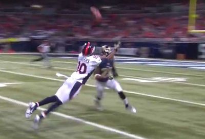 <b>An NFL star has shown no regard for his own safety after being poleaxed as he ran back with the flight of the ball to take a catch. </b><br/><br/>Footage of the incident shows Denver receiver Emmanuel Sanders charge down the field at full pace and dive forward to grab the ball. <br/><br/>It is then that he is absolutely smashed by St Lious Rams safety Rodney McLeod, who was penalised for the play. <br/><br/>Click through to salute Sanders, Lockyer, Brown and all those from around the sporting world courageous enough to go ‘back with the flight’.<br/><br/>