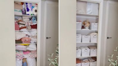 Linen cupboard storage hacks