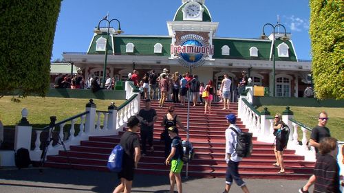 Dreamworld used to draw crowds. Picture: 9NEWS