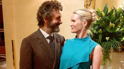 Michael Sheen and Anna Lundberg