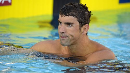Phelps is serving a six-month suspension from swimming after being arrested for drink driving. (AAP)