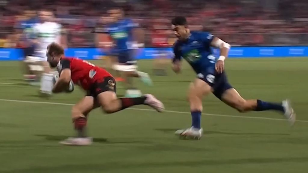 Crusaders into Super Rugby Pacific final with whitewash win over bumbling Blues