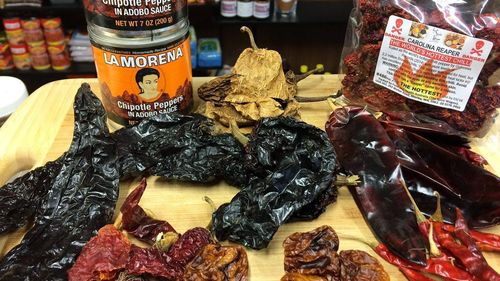 Botha's store specialises in chilli sauces and the hottest sauces.