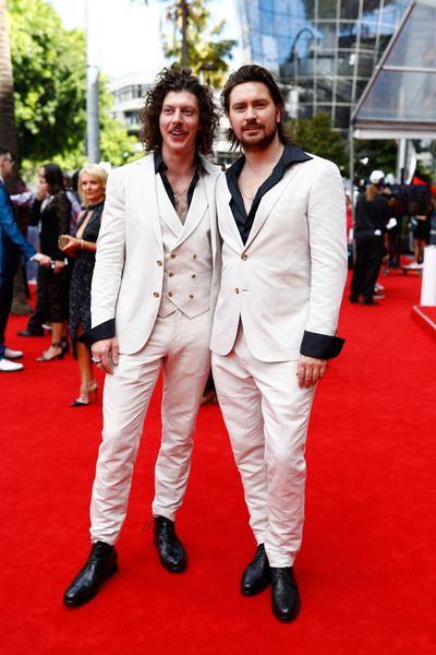 Adam Hyde and Reuben Styles of music duo Peking Duck&nbsp;at the 2017 ARIA Awards