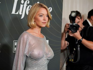 Sydney Sweeney at Variety's 2025 Power of Women: Los Angeles event on October 29, 2025, at Beverly Hills Hotel in Beverly Hills, Calif.