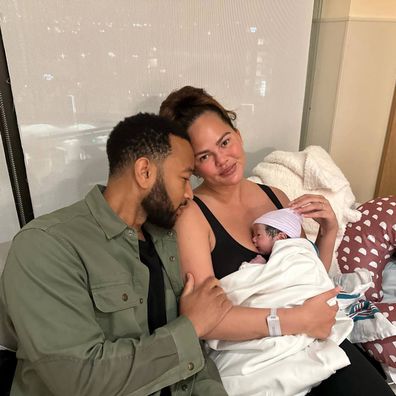 Chrissy Teigen and John Legend secretly welcome baby number four, son Wren Alexander Stephens
