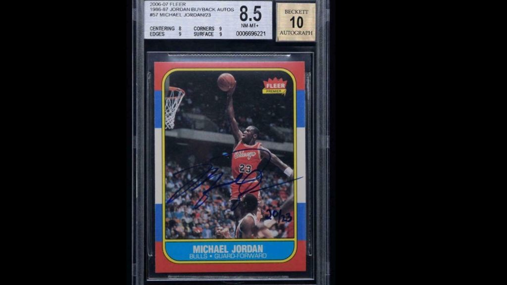 1986/87 Fleer #57 Michael Jordan Rookie Card