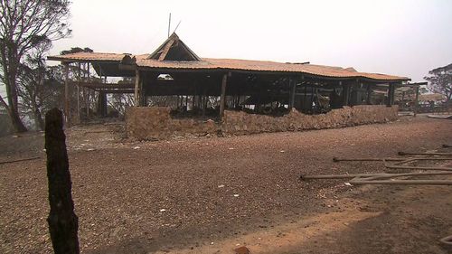 Buildings at the Selwyn Snow resort were destroyed by bushfires at the weekend.