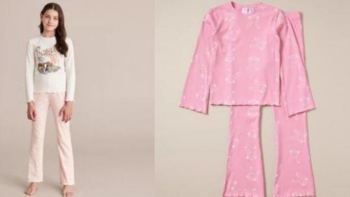 Some pyjama sets made by Target Australia﻿ have been recalled over fire fears.The garments don't ﻿meet sizing safety rules for kids nightwear.