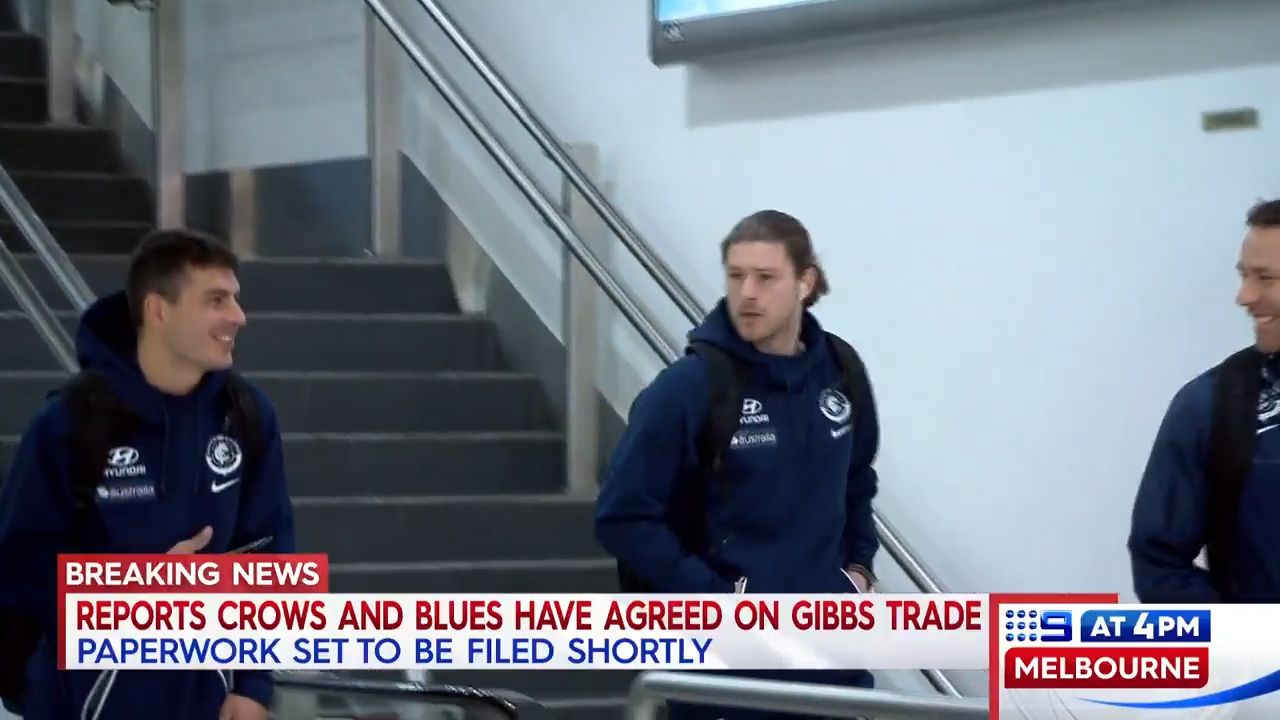 Bryce Gibbs off to the Crows