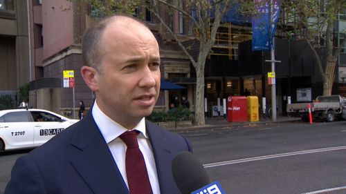 Minister for Fair Trading Matt Kean said the fire is evidence that the crackdown is working. Picture: 9NEWS