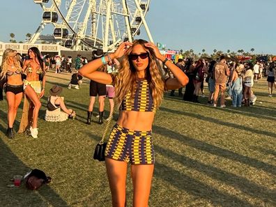 Bec Judd at Coachella 2025