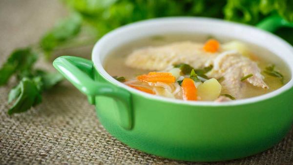 Stock based wholefood soup