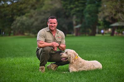 Nathan Williams dog expert lying collar