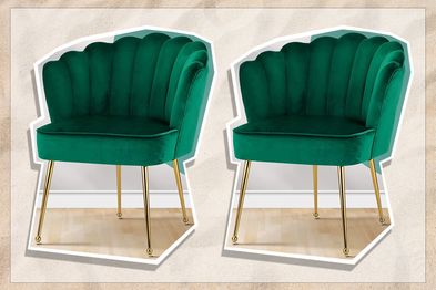 9PR: Oikiture Armchairs Soft Accent Floor Chairs Living Room Furniture Stools Stoolseating Lounge Sofa Chair Fabric Couches Green