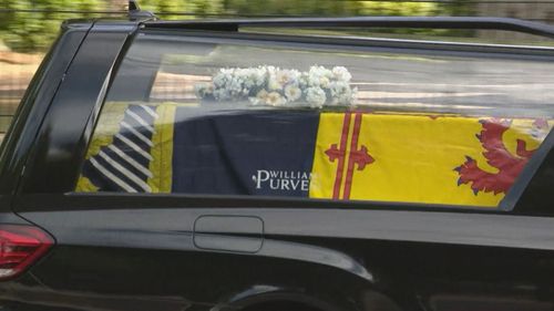 The coffin of Queen Elizabeth II has left the royal residence at Balmoral Castle