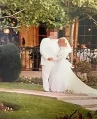 Grandmother selling petite wedding dress