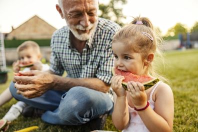 Grandparents with Grandchild
