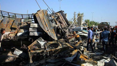 Islamic State truck bomb kills 60 at police checkpoint in Iraq