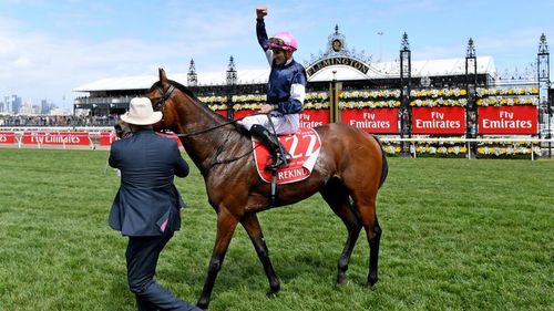 The champion horse was trained by Joseph O'Brien.