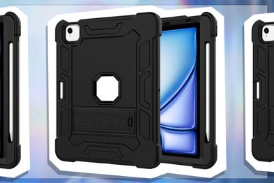 9PR: ProCase Rugged Case for Apple iPad Air 11-inch, Black