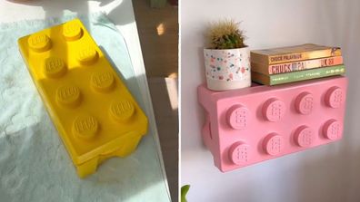 LEGO shelf DIY upcycle TikTok