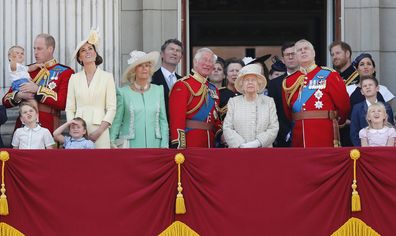 Queen Elizabeth royal family Trooping the Colour