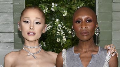 Ariana Grande, left, and Cynthia Erivo attend the WSJ. Magazine Innovators Awards at the Museum of Modern Art on Tuesday, Oct. 29, 2024, in New York.